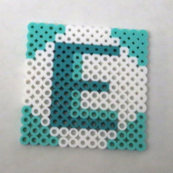 Perler Beads LOVE Coasters Drinkware - Picture 5 of 5